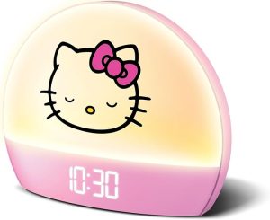 Sunrise Alarm Clock - Multicolor Lights, USB Charging, LED Display, and Snooze Function