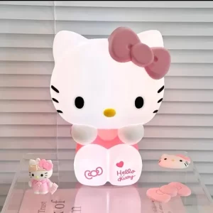 Kitty Luminous Toy Girls Bedroom Bedlight Anime kitty NightLamp Desktop Decor Ornaments For Girls Gifts